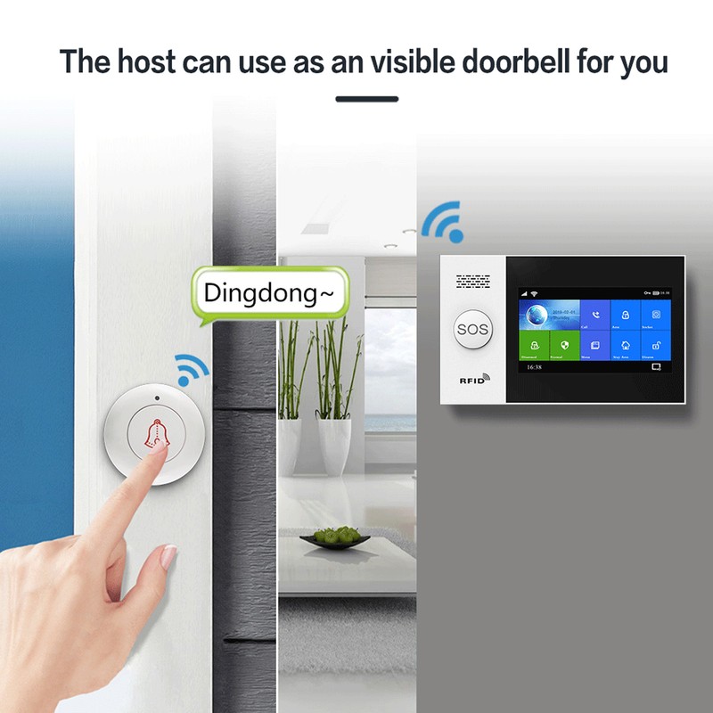 WiFi Home Alarm System High Decibel Voice Prompt Infrared Sensing
