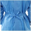 Hygene Disposable Blue Color Level 3 Isolation Gown With Long