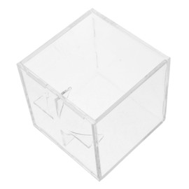 Outanaya Acrylic Display Case for Baseballs Transparent Cube Holder with Base for Collecting and Showcasing Signed Balls Multi-Purpose for Softballs and Tennis Balls