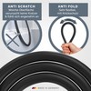 PRISMA Shower Hose 160 cm Black with Double Twist Protection