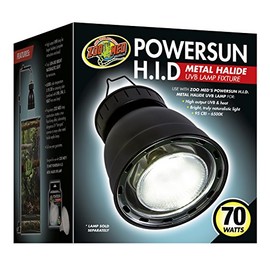 Zoo Med Labs Powersun Metal Halide Hid Lamp Fixture
