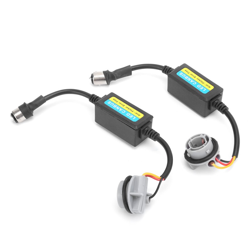 2pcs 1157 LED Decoder 5W 12-24V Load Resistor Flash Warning