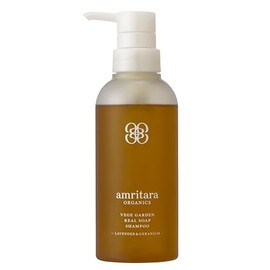 Amritara Veggie Garden Real Soap Shampoo, Lavender & Geranium, 10.1 fl oz (300 ml)