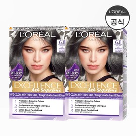 로레알파리 Excellence Ash Supreme 2 pcs. No. 7.17 / 엑셀랑스 애쉬 슈프림 2개 7.17호