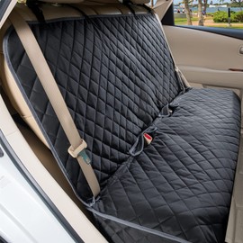 VIEWPETS Bench Car Seat Cover Protector - Waterproof, Heavy-Duty and Nonslip Pet Car Seat Cover for Dogs with X-Large Size Fits for Large SUVs & Trucks