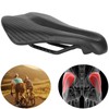 Atificial Leather Bike Cushion Breathable Bicycle Saddle Thickened Anti Water