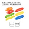 50132 - Fackelmann 15 Fantasy Balloons bunt sortiert