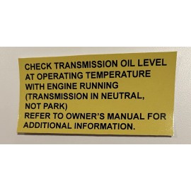 Unbranded CJ7, CJ8, FSJ Transmission Decal For CJ 76-86, Grand Wagoneer  84-91 For Jeep