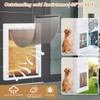 Morikey Large Dog Door Replacement Flap with Screws, Compatible with