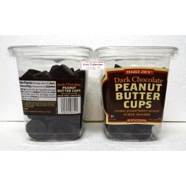 Trader Joe's Dark Chocolate Peanut Butter Cups 16oz 454g Sealed New