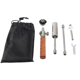 Extended Camping Torch Professional 360 Degree Rotation Nozzle Type High Temperature Torch for Camping Barbecue