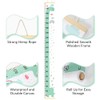 AUTOWT Kids Growth Height Chart, Canvas Height Chart Ruler Removable