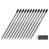 Faber-Castell Grip 2001 HB Pencil with Eraser Tip (12 Pencils