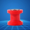 Qiilu 10mm Chain Roller Slider Tensioner Wheel Guide Pit Dirt