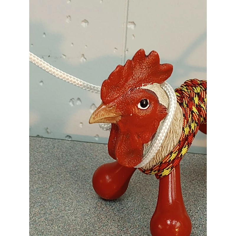 ROOSTER CROWS MICRO Chicken Roping Dummy w/ 2-Chicken Ropes Roping