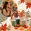 Fall Color Paper Cups 9 Oz Disposable Drinking Cups 60