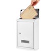 Amylove Metal Donation Box with 2 Keys Lockable MailBox Wall