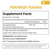 FreshDrinkUS, Premium 55 Fenugreek Tea Bags, 100% Natural & Pure