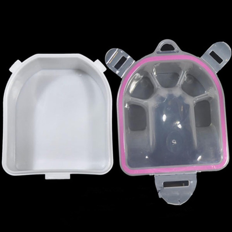 Recipiente Plástico de Remojar para Resistente Uñas Agua Duro Manicura