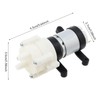 ZVKV Mini Water Pump DC 24V Diaphragm Self Priming Pump