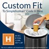 Reli. Custom Fit H Trash Bags (60 Count) Fits Simplehuman