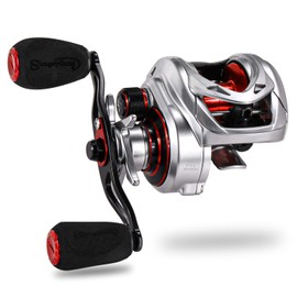 Sougayilang MAX Baitcasting Reel 8.0:1 High Speed Fishing Reel 18LB Carbon Fiber Braking Force Baitcaster Fishing Reels with Magnetic Brake System