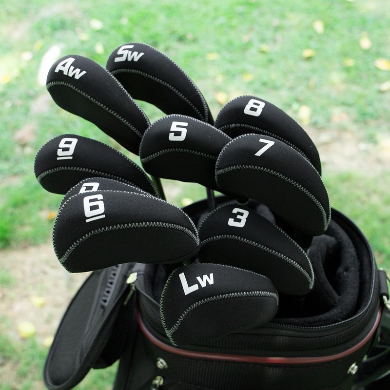 Golf Iron Covers, Golf Iron Head Covers, 11pcs Golf Headcovers