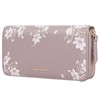 Pomelo Best Women's Large Purse in Long Format Flowers Embossing