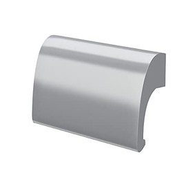 MS Fittings Balcony access Pull handle Patio door handle Deluxe - Aluminum - various colors - Silver anodized - F1