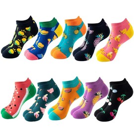 GEYIWSSXY Colourful Socks Men Women 39-42 Funny Sneaker Short Socks for Men Casual Cotton Socks, Multicolour C, One Size