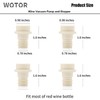 WOTOR Wine Stoppers Vacuum, Wine Saver, Wine Pump Vacuum Stoppers,