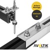 Avoltik 50 x Hammer Head Screws M8 I 25 mm