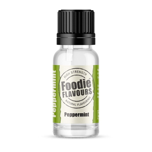 Peppermint Natural Food Flavouring 15ml - Foodie Flavours