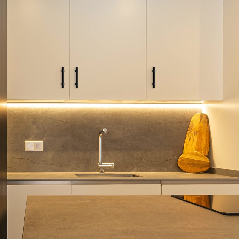 Ravinte 30 Pack 5 Inch Cabinet Pulls Matte Black Kitchen