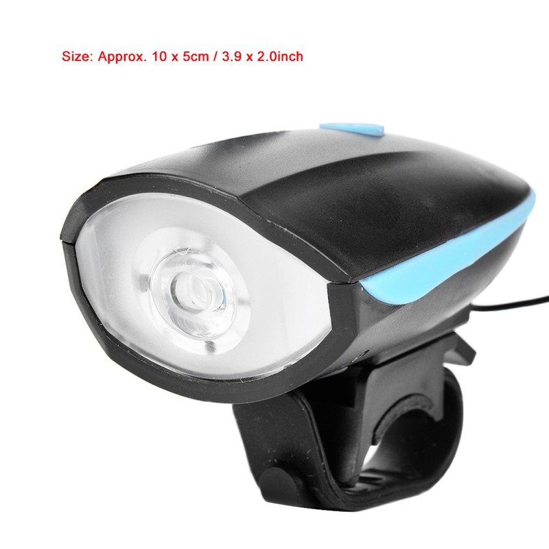 USB Charging High Bright Front Light Cycling Horn Warning Lamp