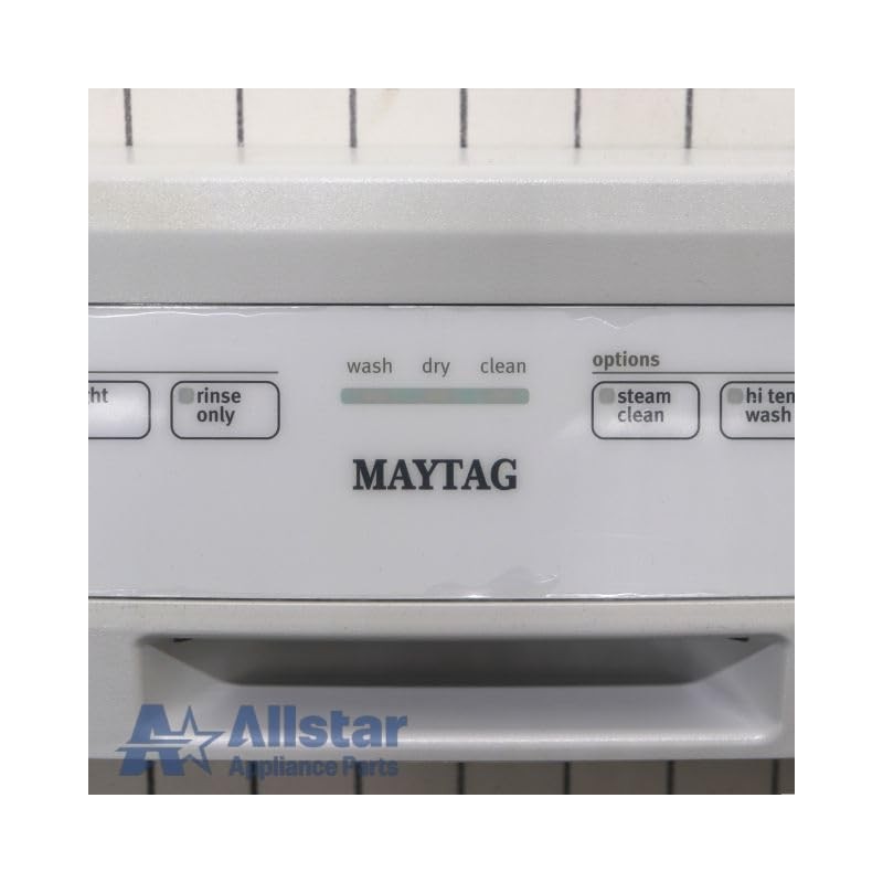 W10811149 Dishwasher Touchpad and Panel (White)