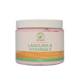 Crema Corporal De Lanolina Con Vitamina E Para Piel Dañada 400g