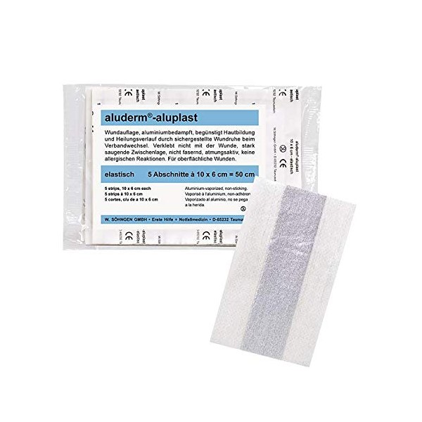 Söhngen Aluderm-Aluplast Elastic Wound Plaster 50 x 6 cm