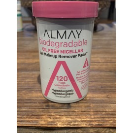 Almay Biodegradable Oil Free Micellar Eye Makeup Remover Pads, Hypoallergenic