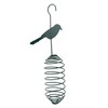ORFOFE 2pcs Bird Feeder Hanging Pendant Metal Suet Cage Birds