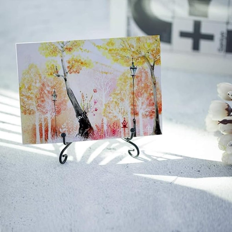 4 Pack Iron Display Stand 4 Inch Easel Plate Display