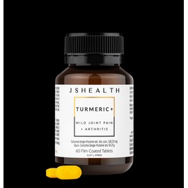 JSHEALTH Turmeric + Mild Joint Pain + Arthritis 60 Tablets