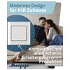 Kopp ATHENIS 1-Way Cover Frame in Matte Grey - 86