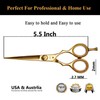Professional 5.5 inch Hair Cutting Scissors Thinning Shears Set Sharpend