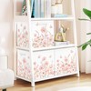 Clastyle 11.8" Flower Storage Basket Set of 3 for Kid