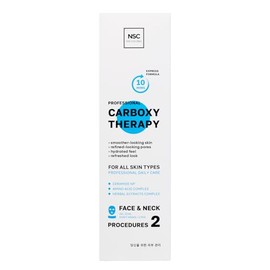 NSC Nombre Kit De 2 Mascarillas Faciales Y De Cuello Con Terapia De Carboxiterapia Coreana Para El Cuidado De La Piel - Mascarillas De Tela