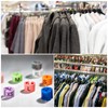 PATIKIL 100pcs Hanger Markers S/M/L/XL Fits Hanger Rod for Garment