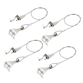 sourcing map Picture Hanging Wire Kit, 4Set 0.5M Hanging Wire with Large S-Hook for Home Picture Art Gallery Picture Display Kit, Load 66 Lbs