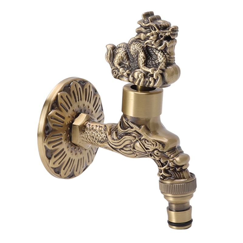 Water Faucet Copper Tap G1/2 Female Thread Home Decoration for
