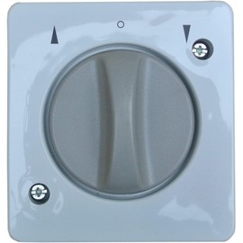 AC 230 V AC Blind Switch / Toggle Switch IP44 with Double-Sided Push and Lock Function Wet Room Splash-proof Surface-Mounted System: STERA
